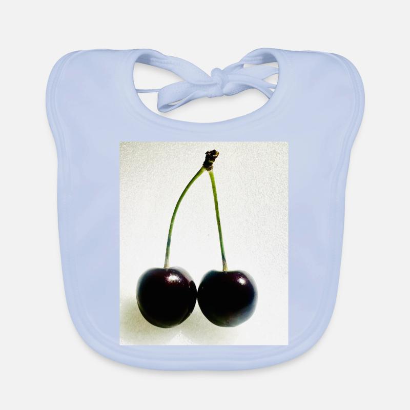 Cherry Organic Baby Bibs