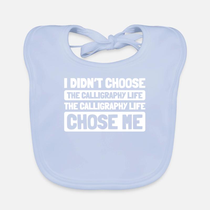 Calligraphy Organic Baby Bibs