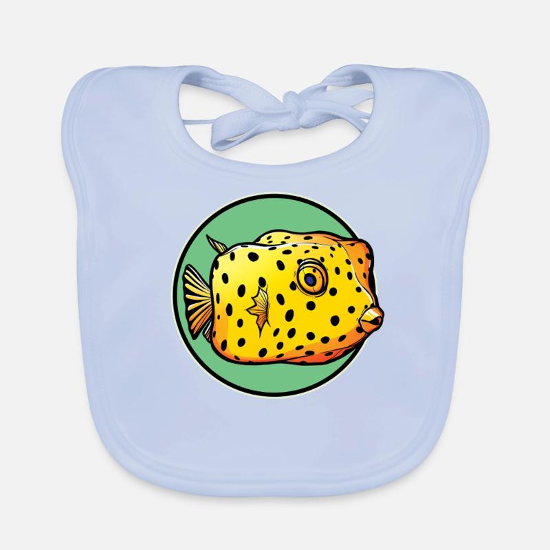 Poisson-coffre Poisson-coffre Bavoir bio Bébé