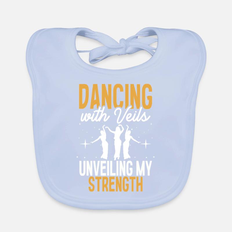 Belly Dance Belly Dancer Dancing With Veils Organic Baby Bibs