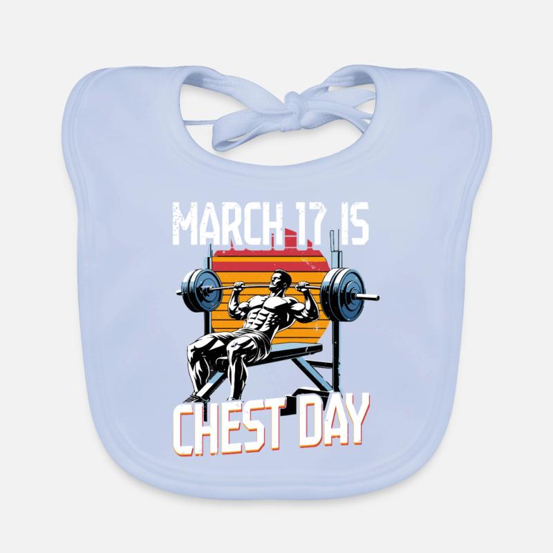 Chest Training Bodybuilders 17 March Organic Baby Bibs