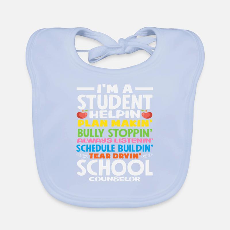 School Counselors Support Students, Make Plans Organic Baby Bibs
