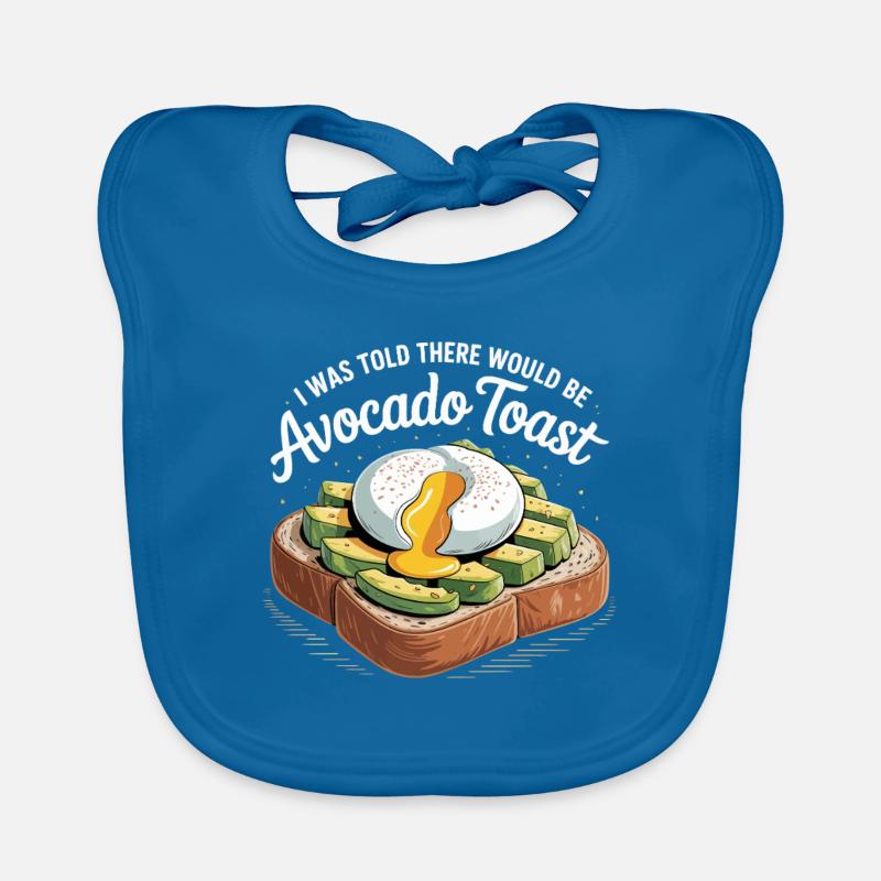 Where Is The Avocado Toast Organic Baby Bibs