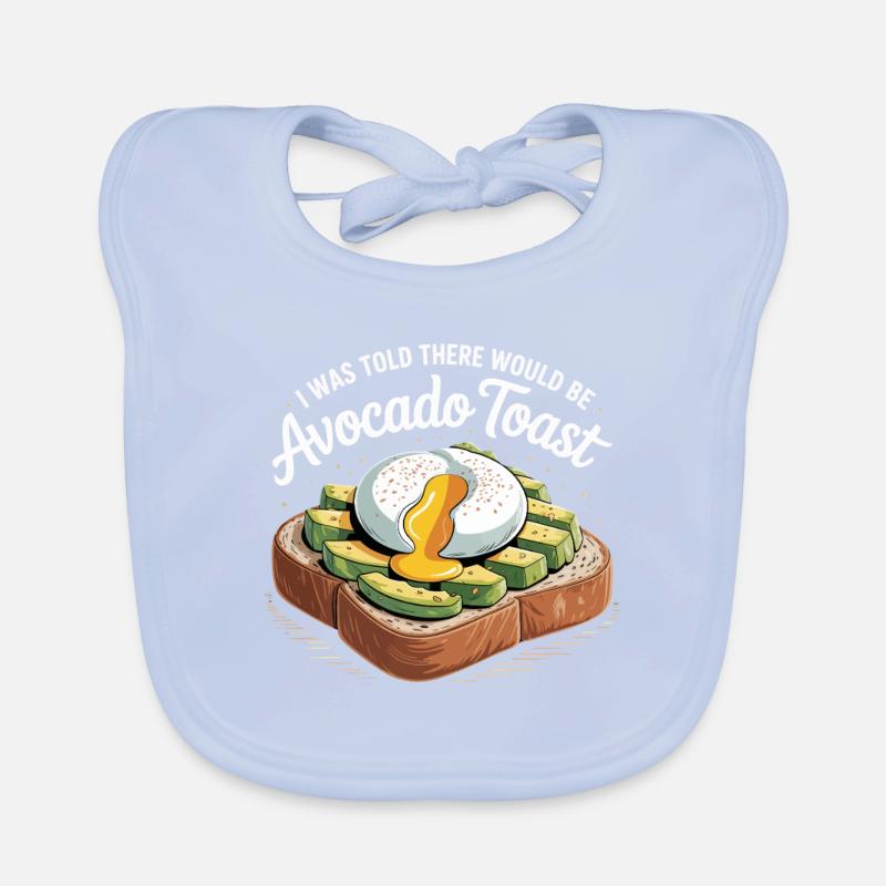 Where Is The Avocado Toast Organic Baby Bibs