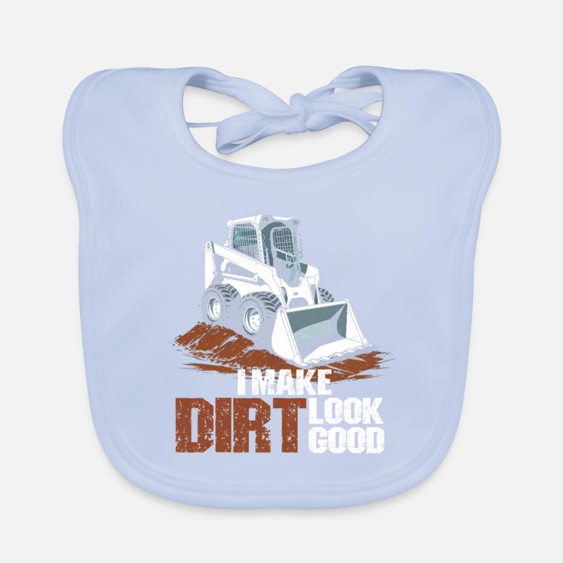 Skid Steer Operator Skid Steer Loader Organic Baby Bibs