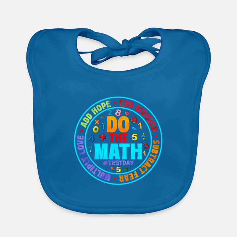 Math Organic Baby Bibs
