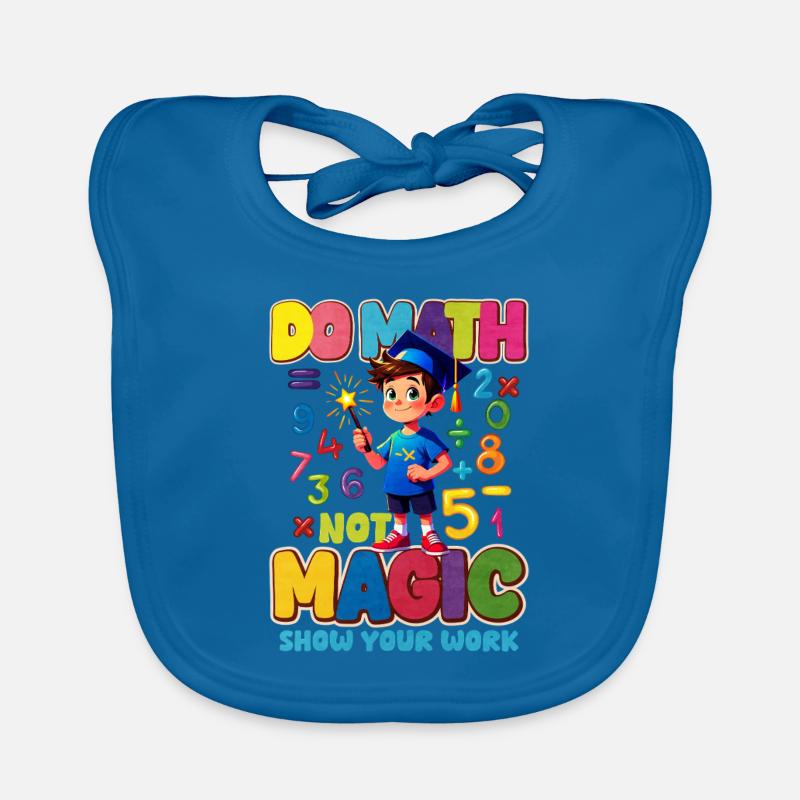 Math Organic Baby Bibs