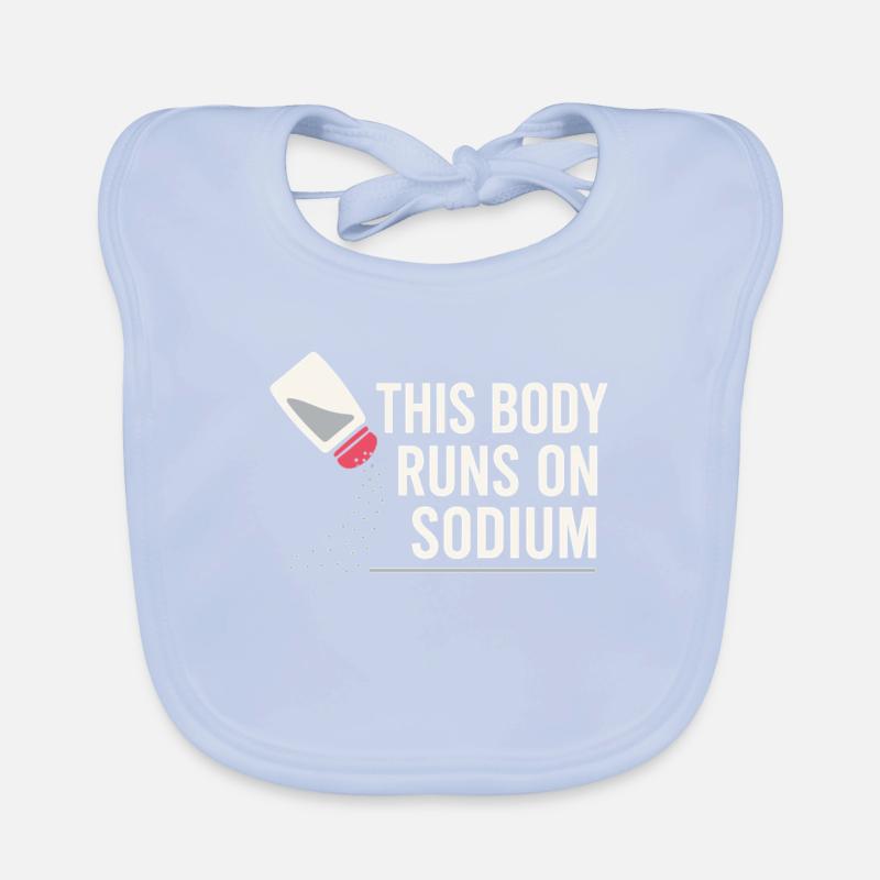 Salt Lover Sodium Dependent Nacl Meme Organic Baby Bibs