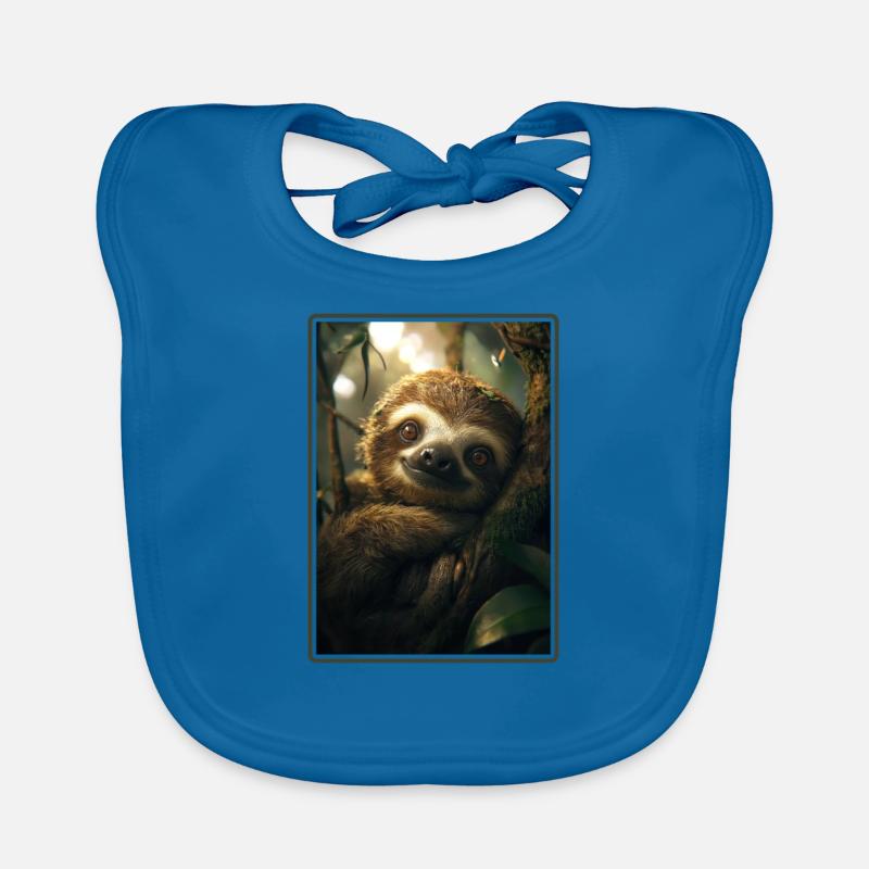 Sloths Sloth Organic Baby Bibs