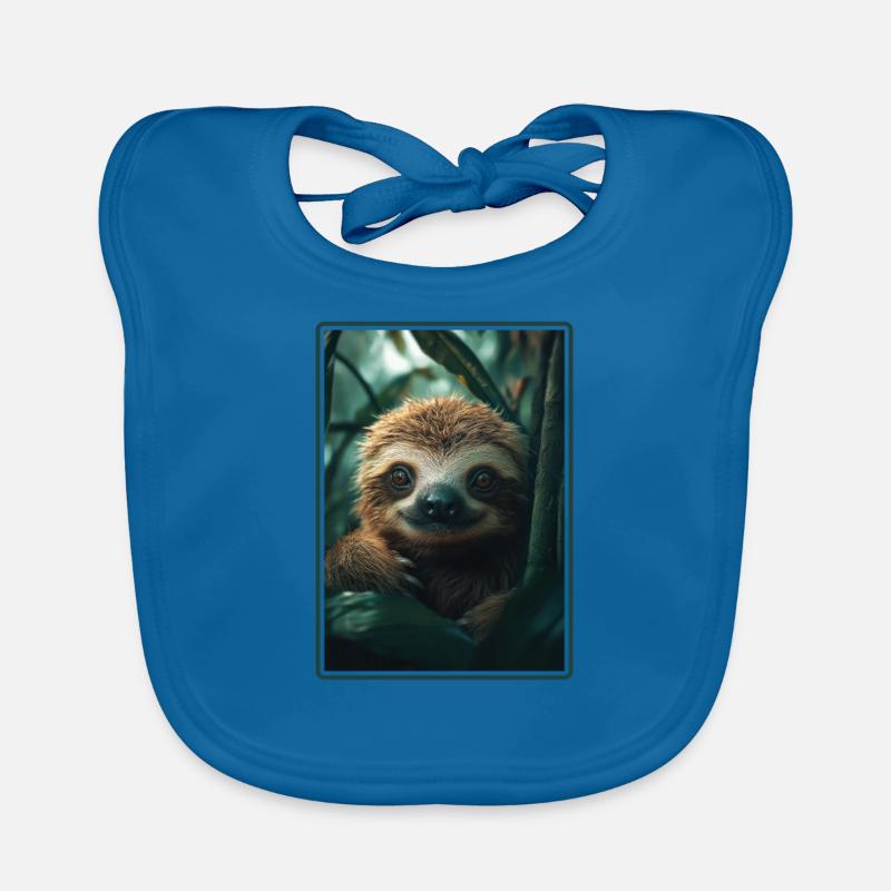 Sloths Sloth Organic Baby Bibs