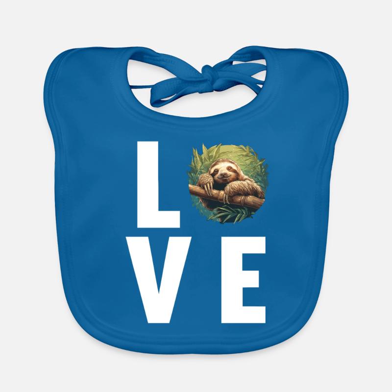 Sloths Sloth Organic Baby Bibs