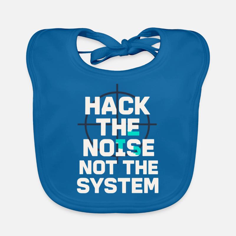 Cybersecurity Info Sec White Hat Hacker Ethical Organic Baby Bibs