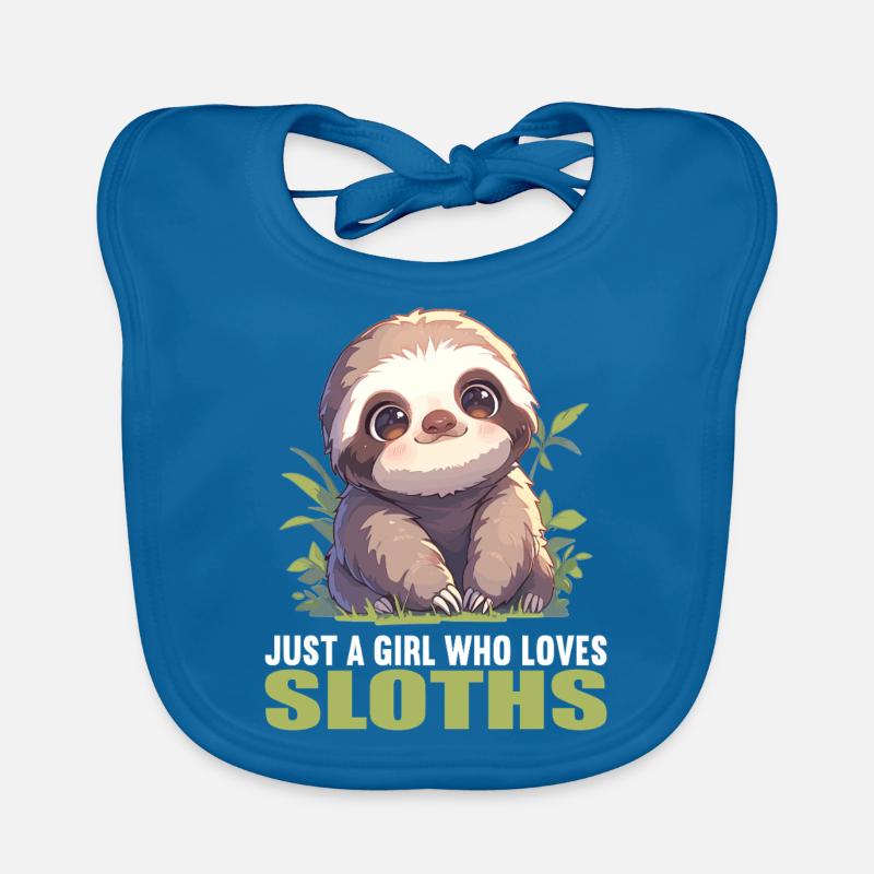 Sloths Sloth Organic Baby Bibs