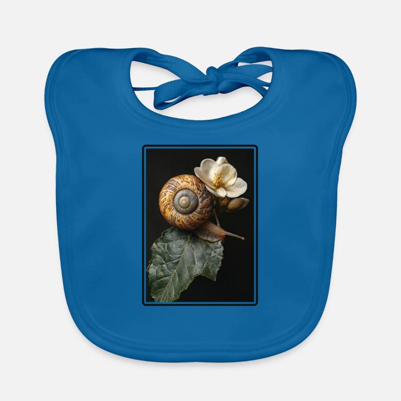 Escargots Escargot Bavoir bio Bébé