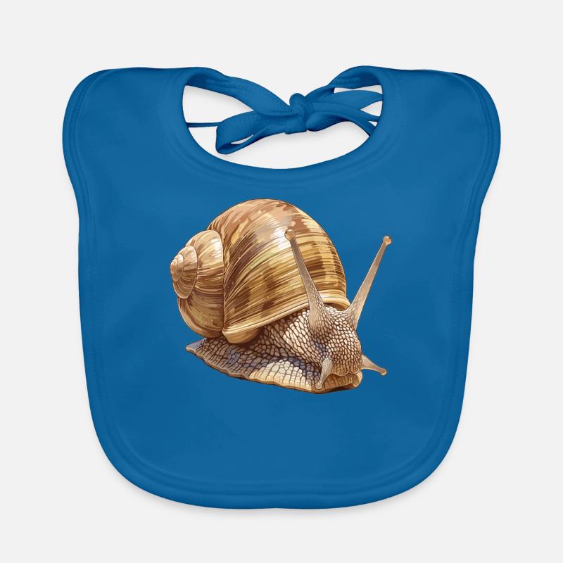 Escargots Escargot Bavoir bio Bébé