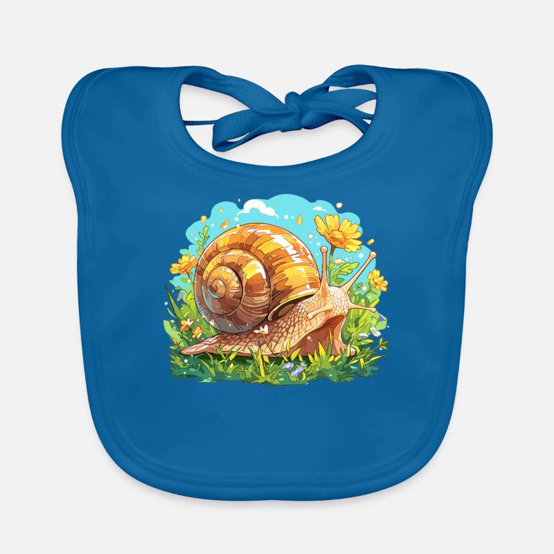 Escargots Escargot Bavoir bio Bébé