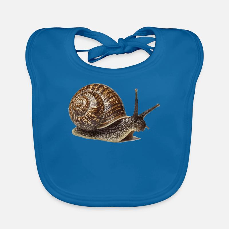 Escargots Escargot Bavoir bio Bébé