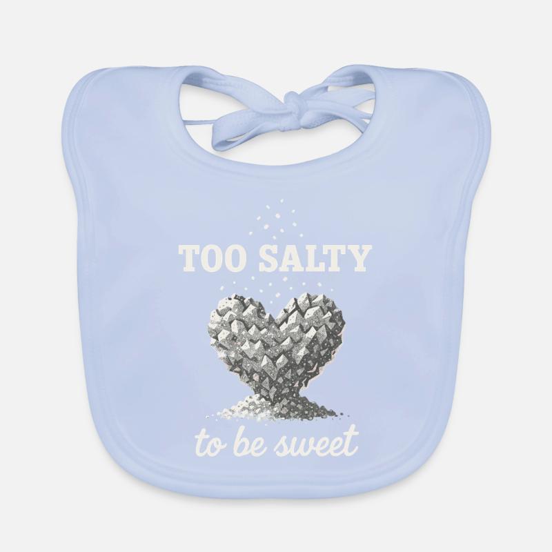Salt Lover Sodium Dependent Nacl Meme Organic Baby Bibs