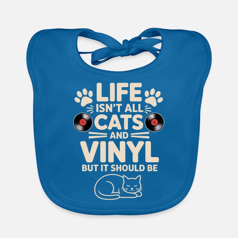 Vinyle Dire Chats Vinyle Disque Vinyle Cadeau Bavoir bio Bébé