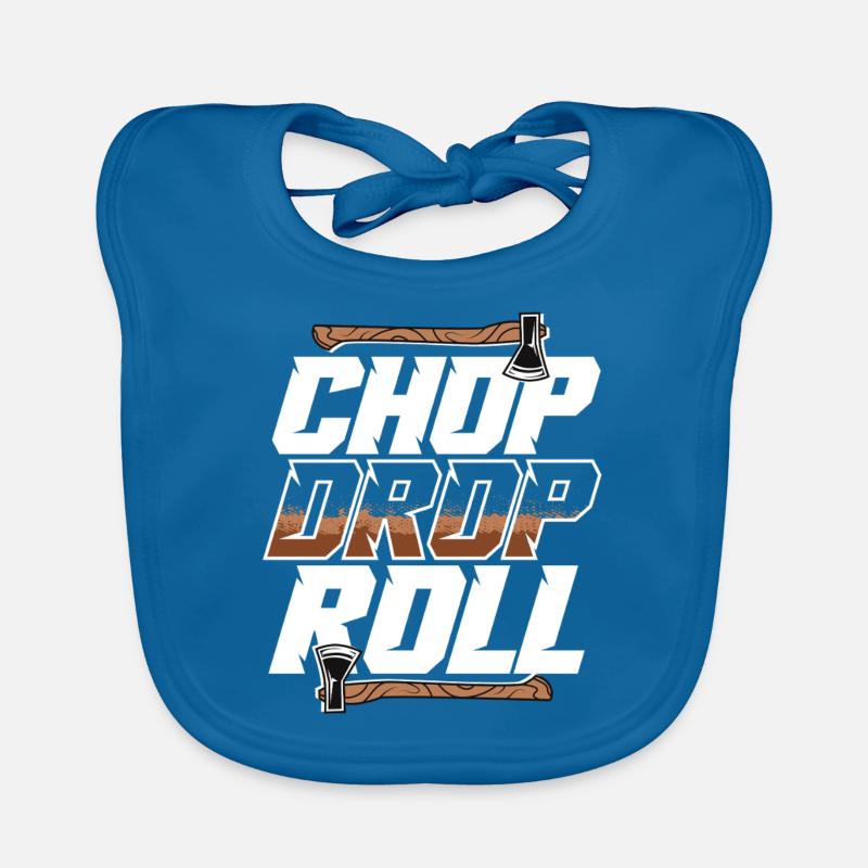 Axe Throwing Lumberjack Hatchet Target Throw Chop Dop Roll Organic Baby Bibs