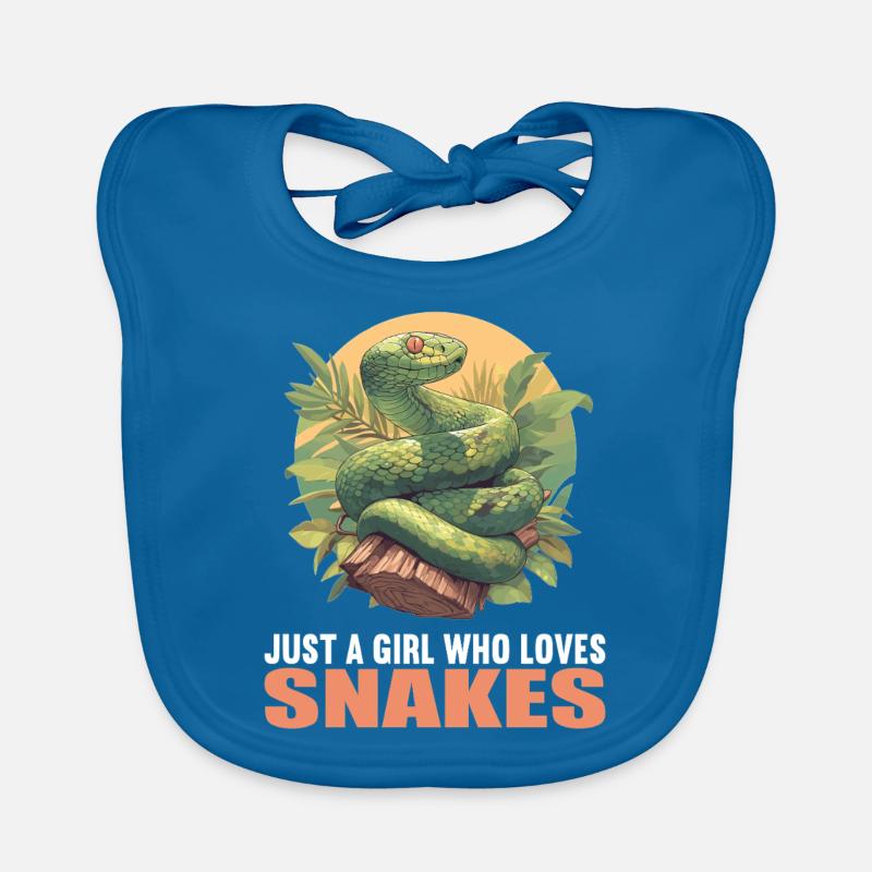 Snakes Snake Organic Baby Bibs