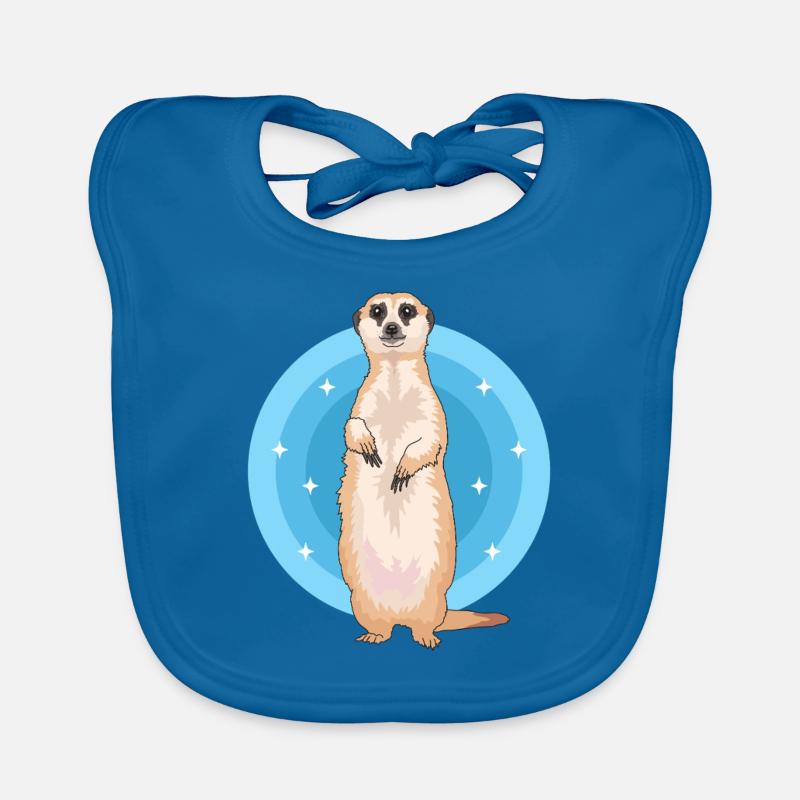 Suricate Mignon Cadeau de suricate Bavoir bio Bébé