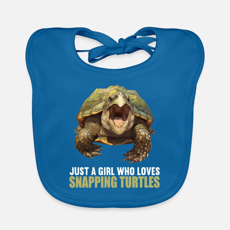 Snapping Turtles Snapping Turtle Organic Baby Bibs