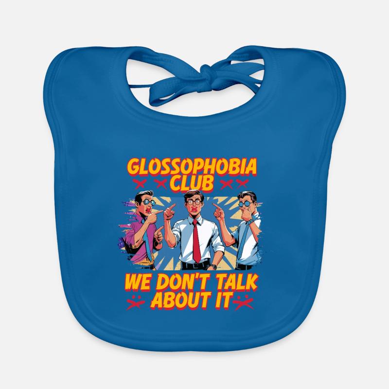 Glossophobie Glossophobie Anxiété de la parole Bavoir bio Bébé