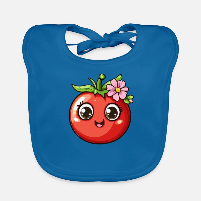 Tomate avec fleur Bavoir bio Bébé