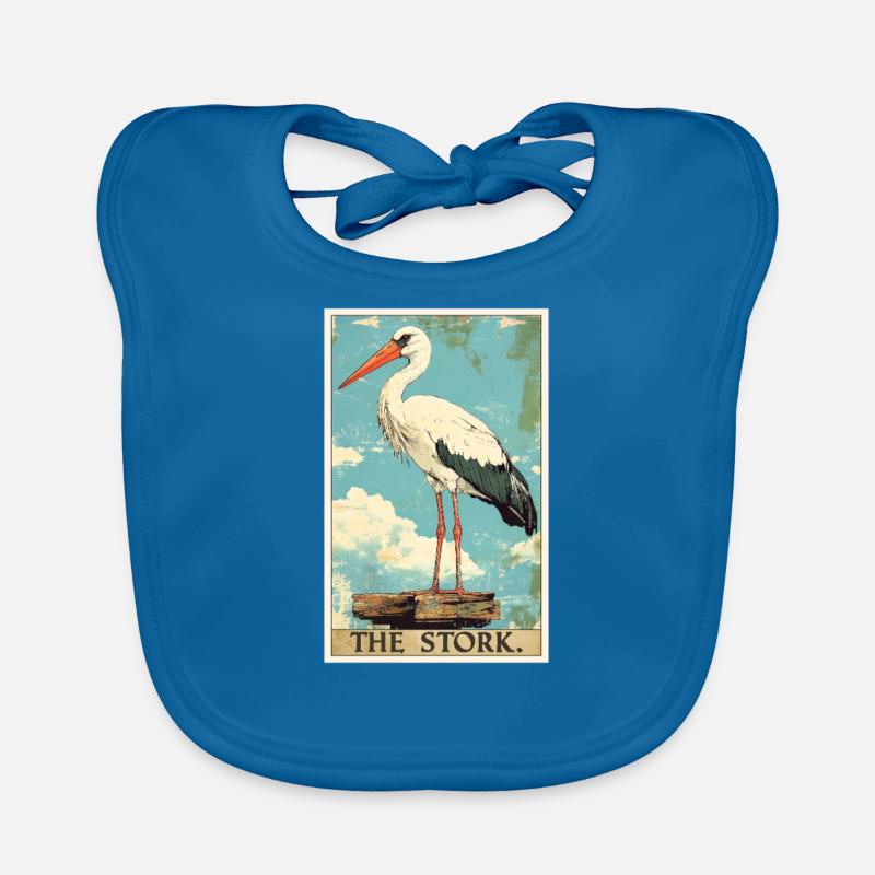 Störche Storch Baby Bio-Lätzchen