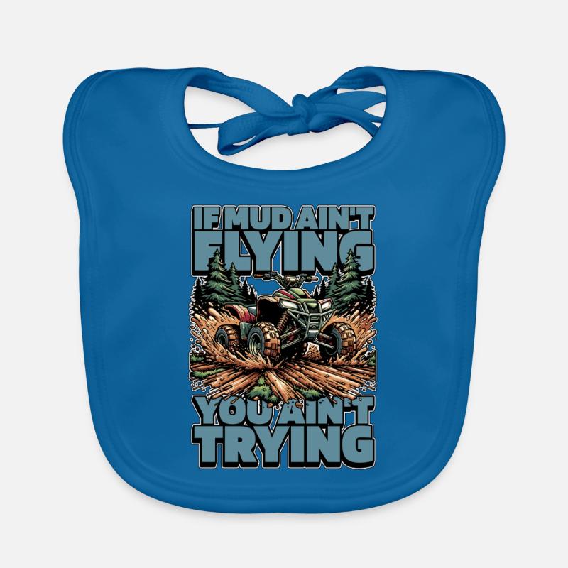 Course de boue Si la boue ne vole pas, tu ne boues pas Bavoir bio Bébé