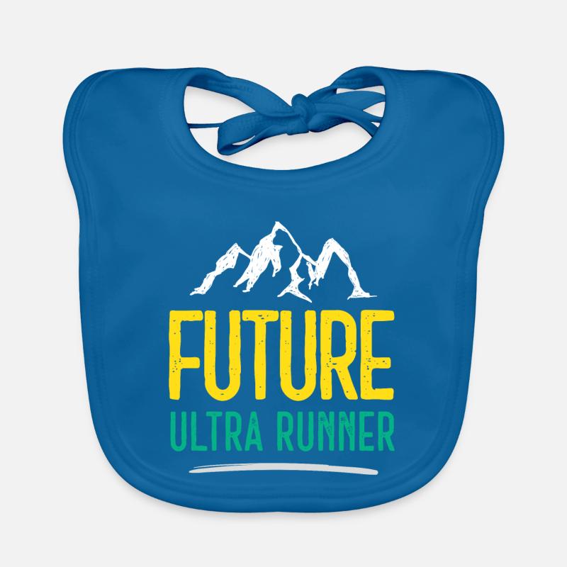 Futur Ultra Runner - Bavoir bio Bébé - bleu paon
