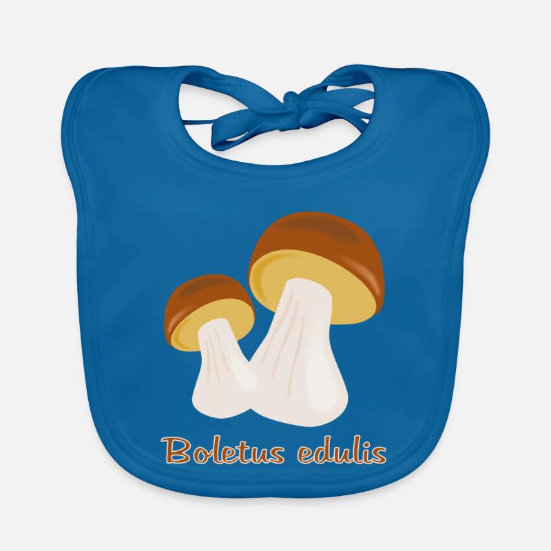 Autumn Mushrooms Organic Baby Bibs