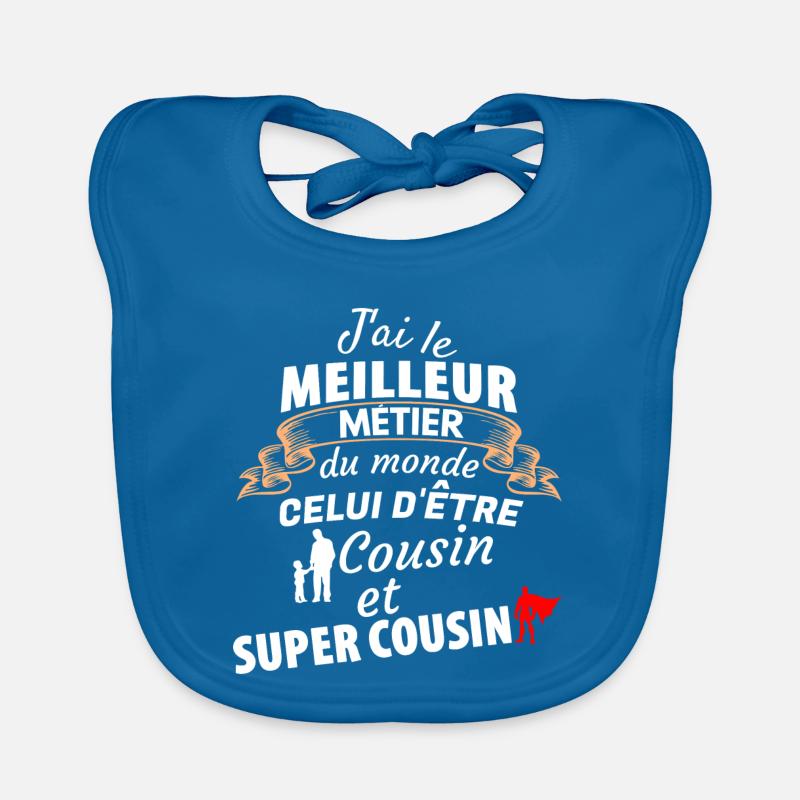 Cousin quotes super cousin very fun Organic Baby Bibs
