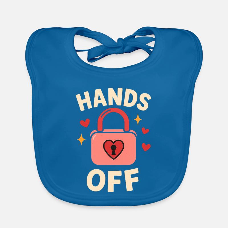 Hands Off – No Touching! Organic Baby Bibs