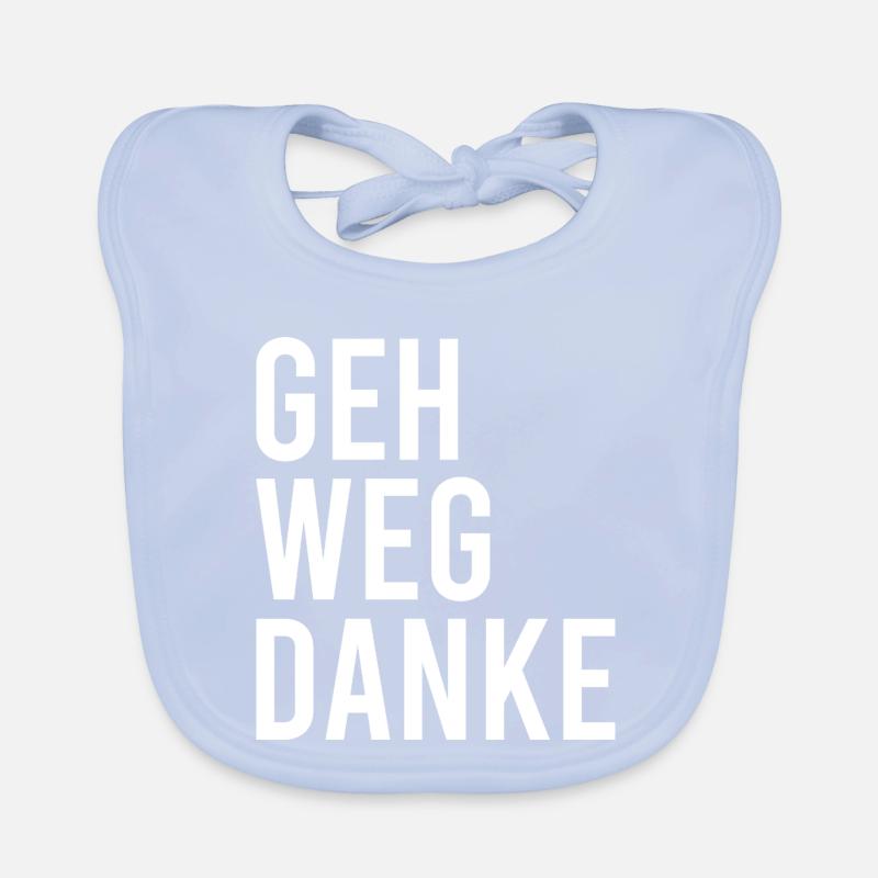 Geh weg danke Baby Bio-Lätzchen