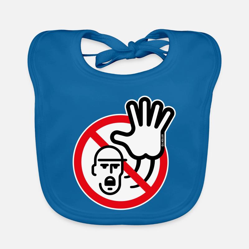 Panneau d’avertissement / Avertissement / Interdiction (Symbole / 3C) Bavoir bio Bébé