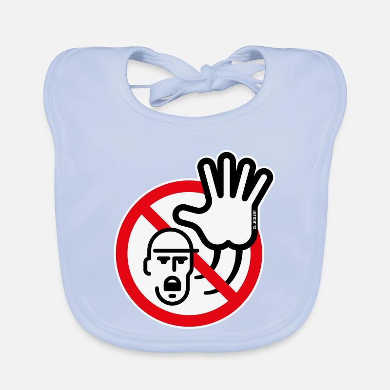Warnzeichen / Warnung / Verbot (Symbol / 3C) Baby Bio-Lätzchen