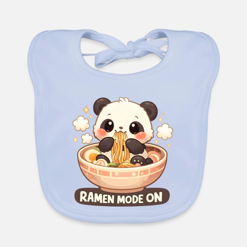 Ramen Panda Modus An Baby Bio-Lätzchen