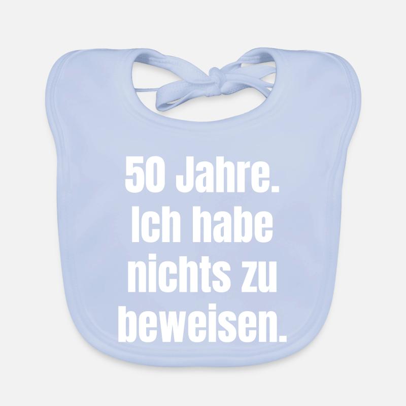 50 years – Nothing to prove Organic Baby Bibs