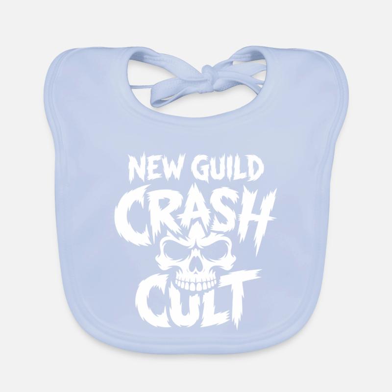 New Guild Crash Cut Skull Baby Bio-Lätzchen