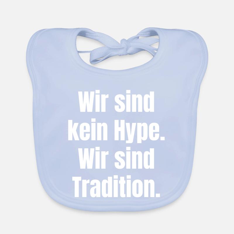 Ich bin einer Mannschaft mit Tradition  Baby Bio-Lätzchen