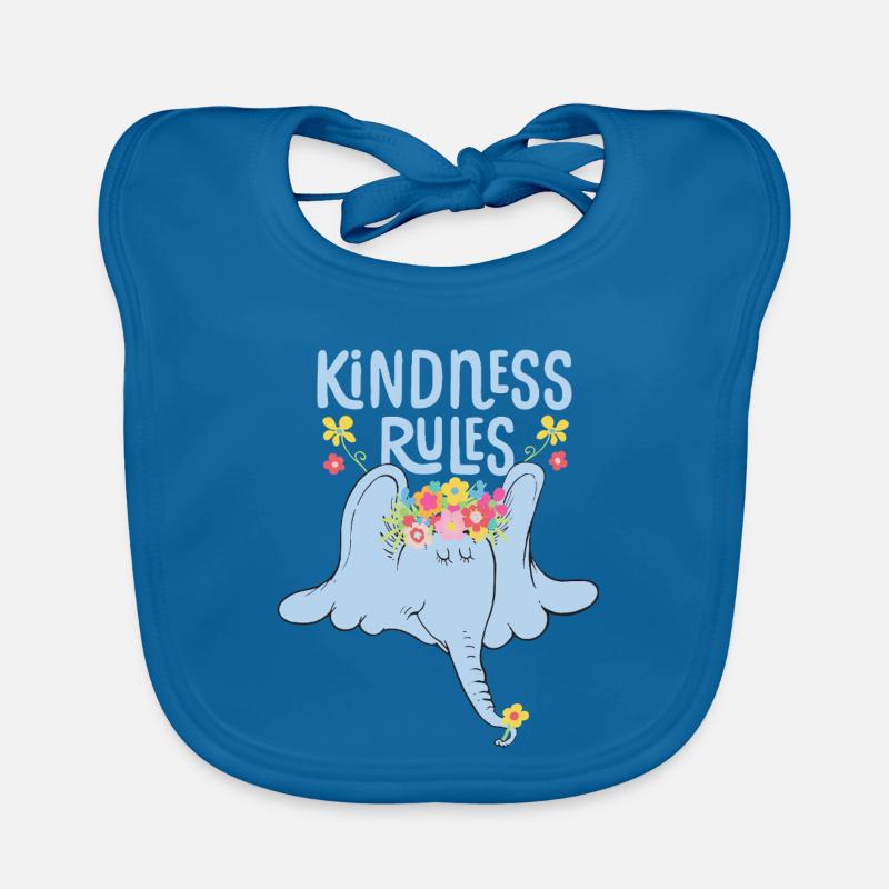 Horton Hears A Who Kindness Rules With Horton Organic Baby Bibs