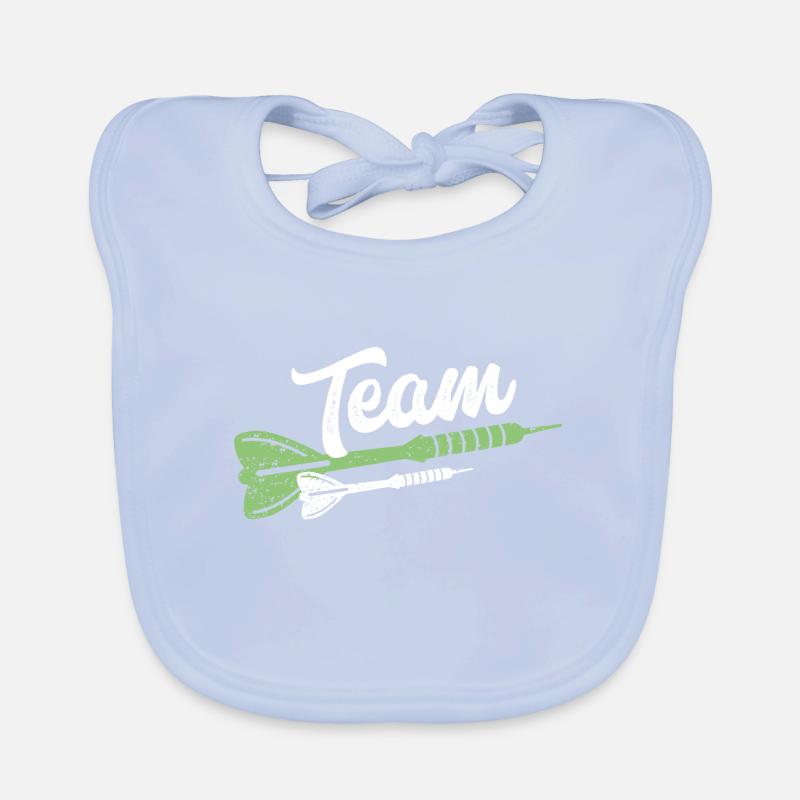fléchettes fléchettes équipe Bavoir bio Bébé