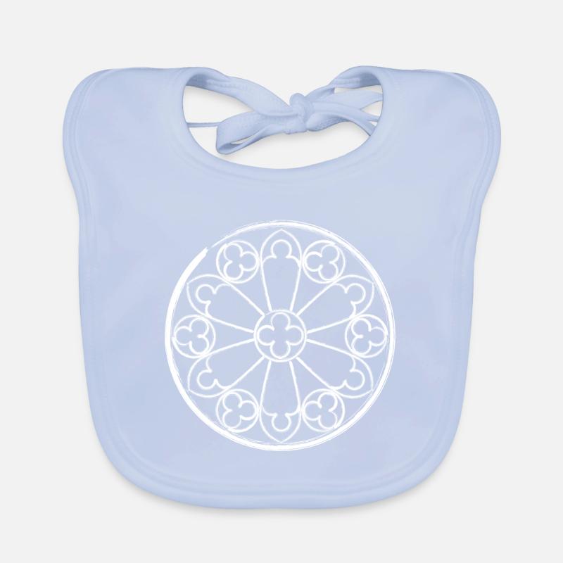 Vitrail gothique Bavoir bio Bébé