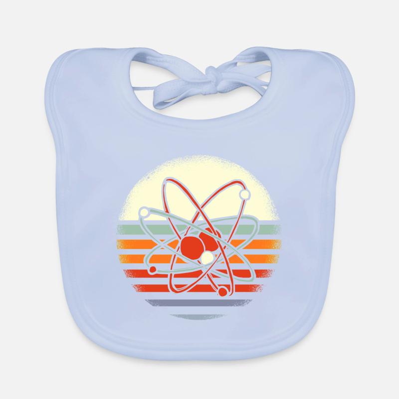 Science atome molécule physique Bavoir bio Bébé