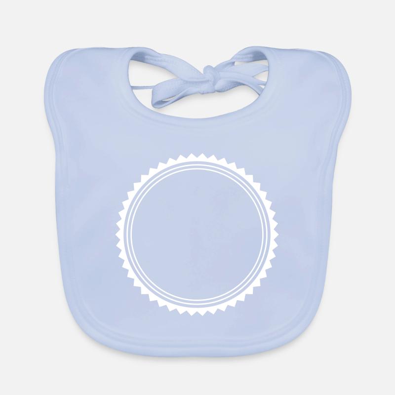 circle emblem Organic Baby Bibs