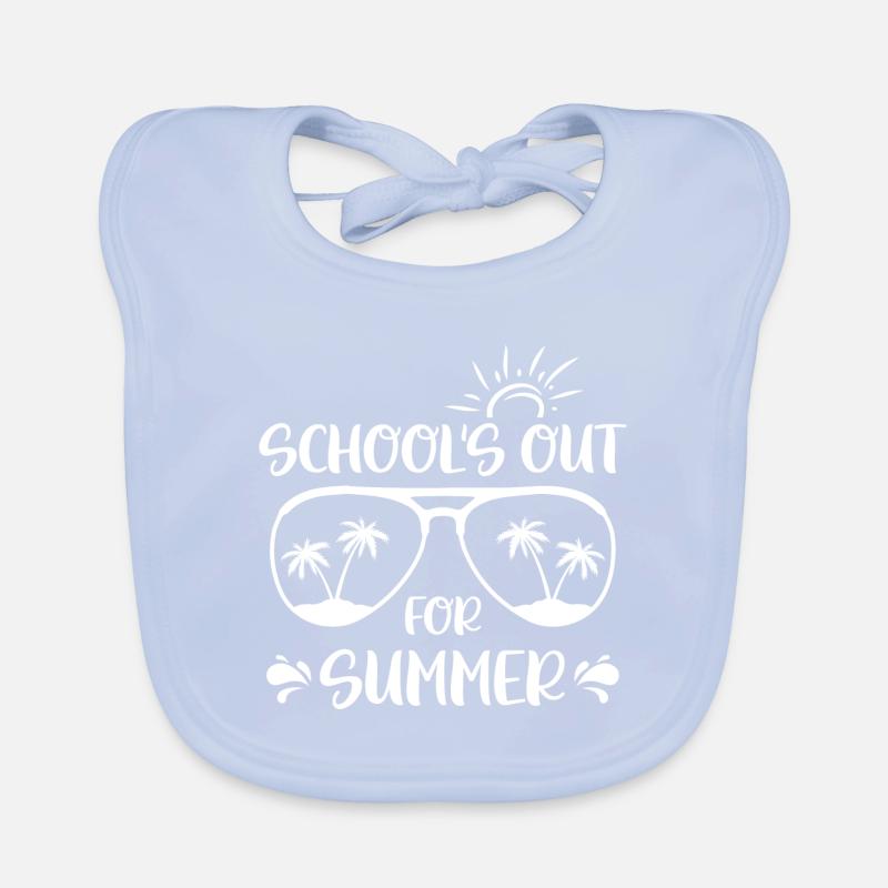 Schools Out For Summer Baby Bio-Lätzchen