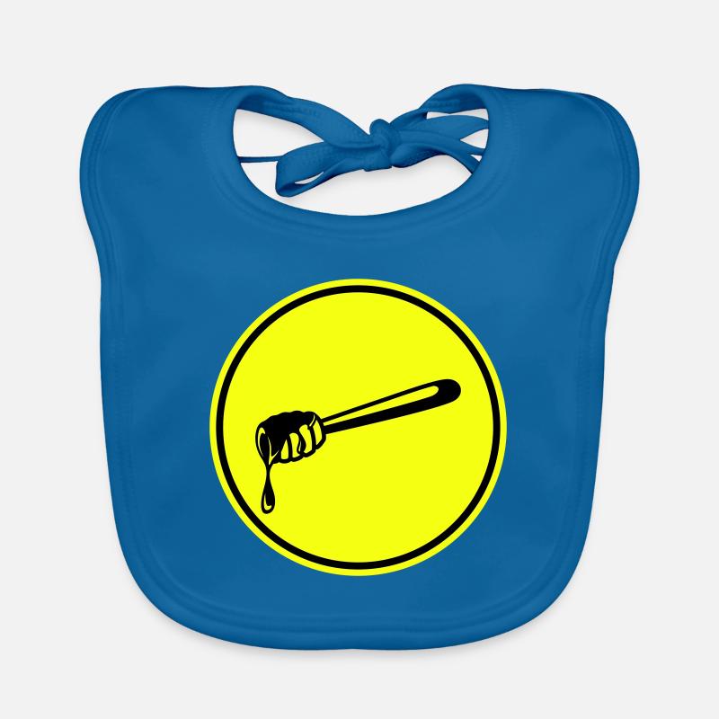 Stick chisel symbol beekeeper Organic Baby Bibs