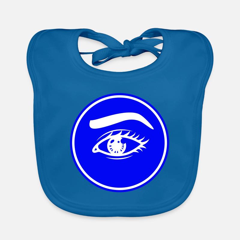 Eye symbol Organic Baby Bibs